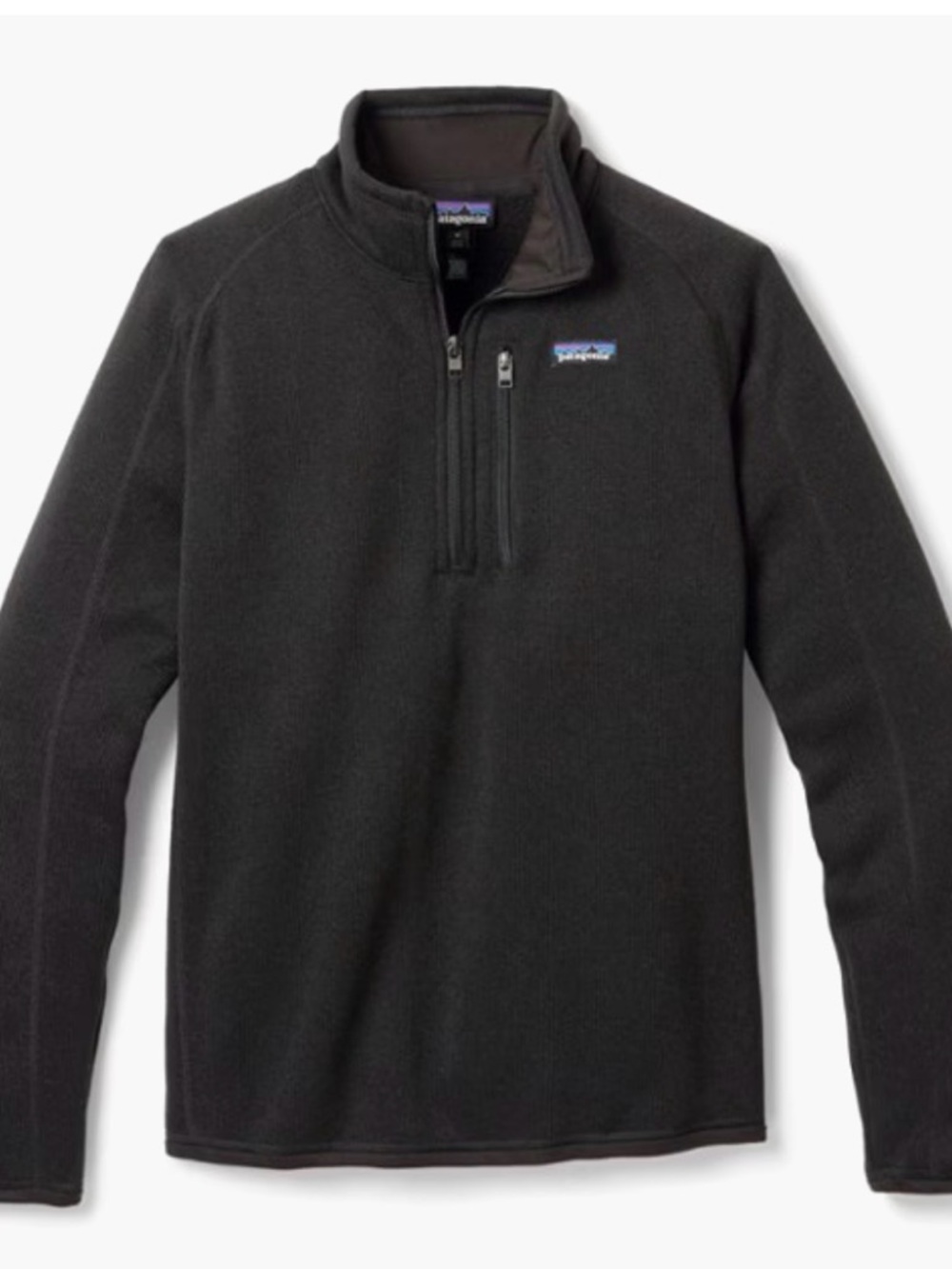 Patagonia Better Sweater Quarter-Zip Fleece Pullover - Men's Color: BLACK